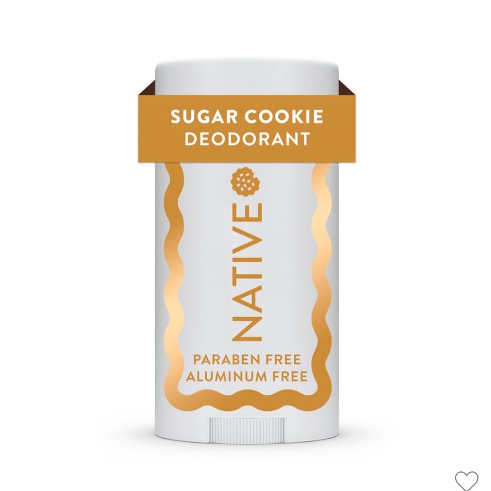 2 Containers of Native “Aluminum Free” Deodorant 2.65 oz. Cookie Reg Retail $30